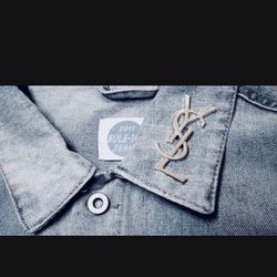 Fashion Pin Brooch 1.75” SILVER