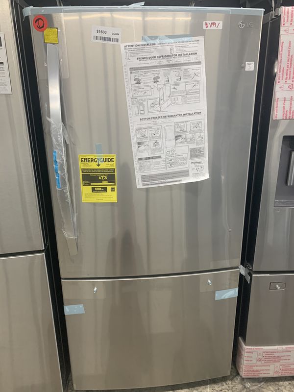 Brand new LG upright freezer stainless steel refrigerator for Sale in