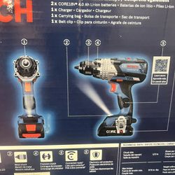 Brand New In Box - Bosch Hammer Drill / Driver Kit