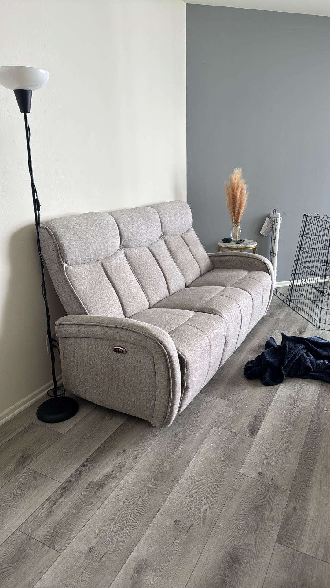 Recliner Sofa 3 Seaters USB Charger