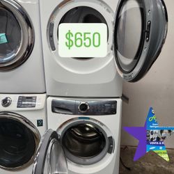 SET ELECTROLUX STEAM WASHER AND ELECTRIC DRYER LOW PRICES 