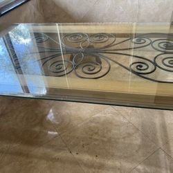 Glass Top Dining Table