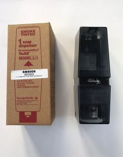 New Cormatic Clear Soap Dispenser Model L-1 Smoke Tinted 8008