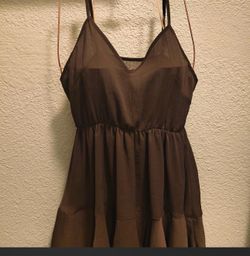 Brown Midi Dress Size Small