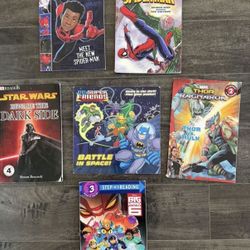 Kids Readers Books Spider Man, Super Heroes $18 All!