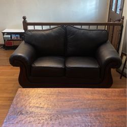 1/2 Off Vintage Leather Sofa Set