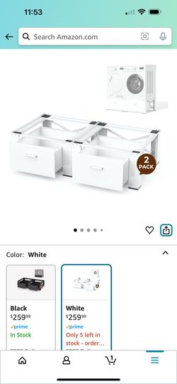 Washer And Dryer Pedestals