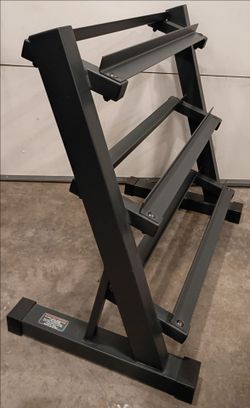 Marcy dumbbell rack.