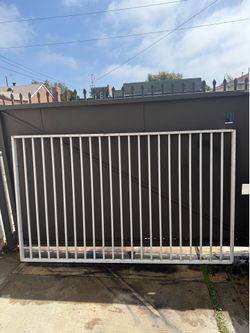 White fence