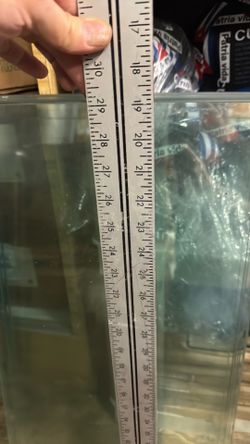 15”x29” glass