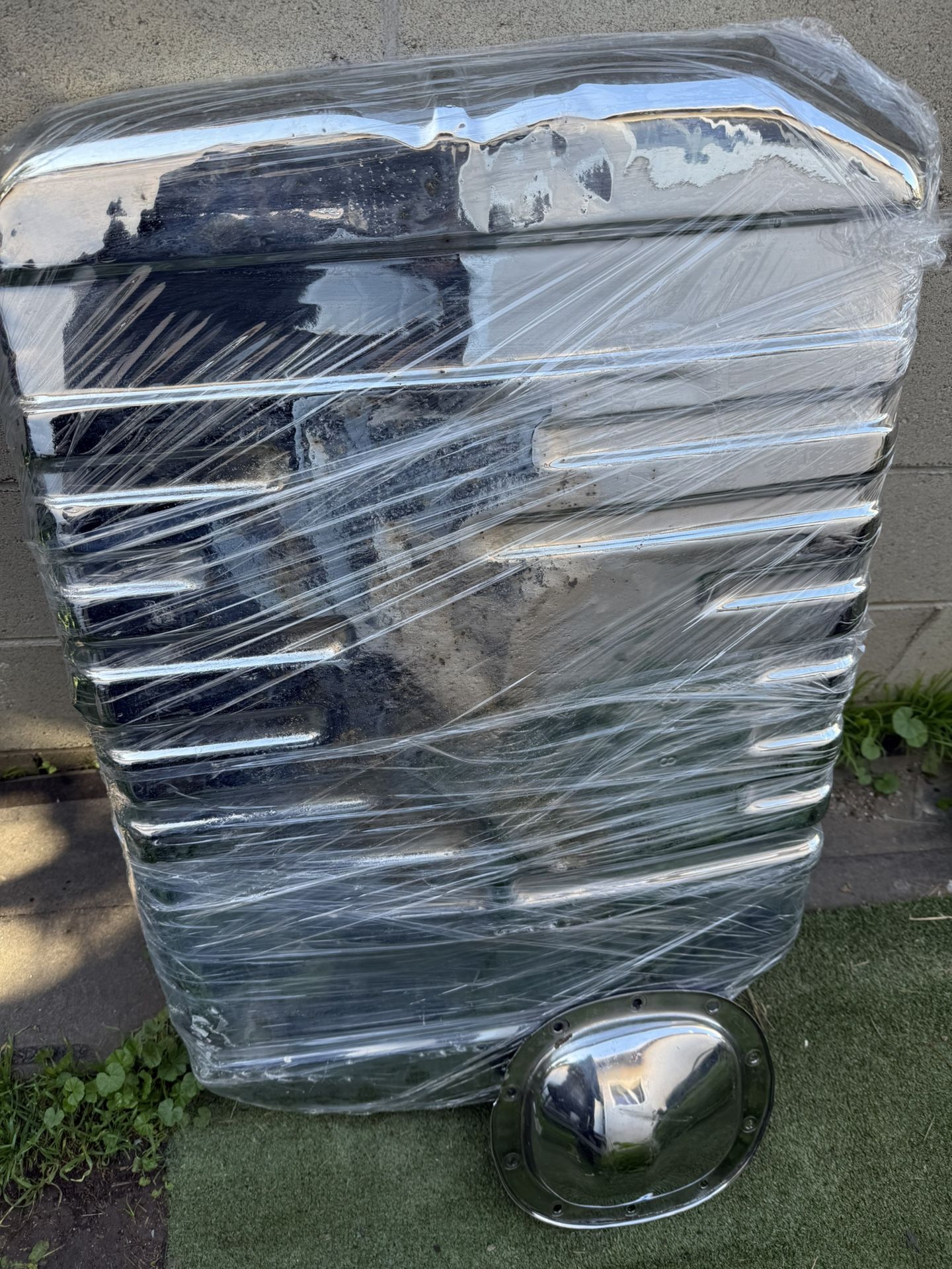 g body chrome gas tank cover and diff cover