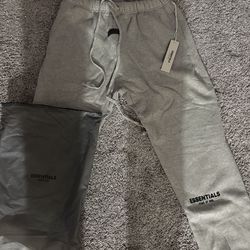Dark oatmeal essential pants Large