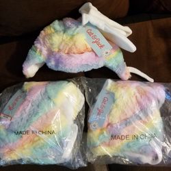 CAT &JACK GIRLS HAT AND MITTEN SETS 