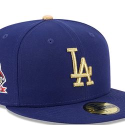 Dodgers New Era Hat  Size 7 7/8