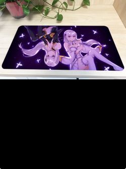 Anime Mat Re:Zero Mouse Pad Satella & Emilia Keyboard Mice Play Mat Game Playmat