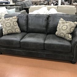 New 90” Grey Sofa — (1) AVAILABLE