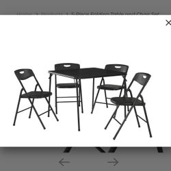 New 5-Piece Set Table And Chairs 