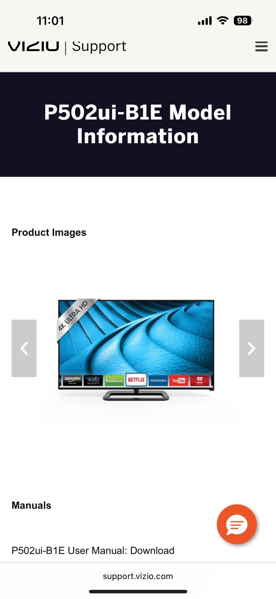 50” Ultra HD 4k Tv