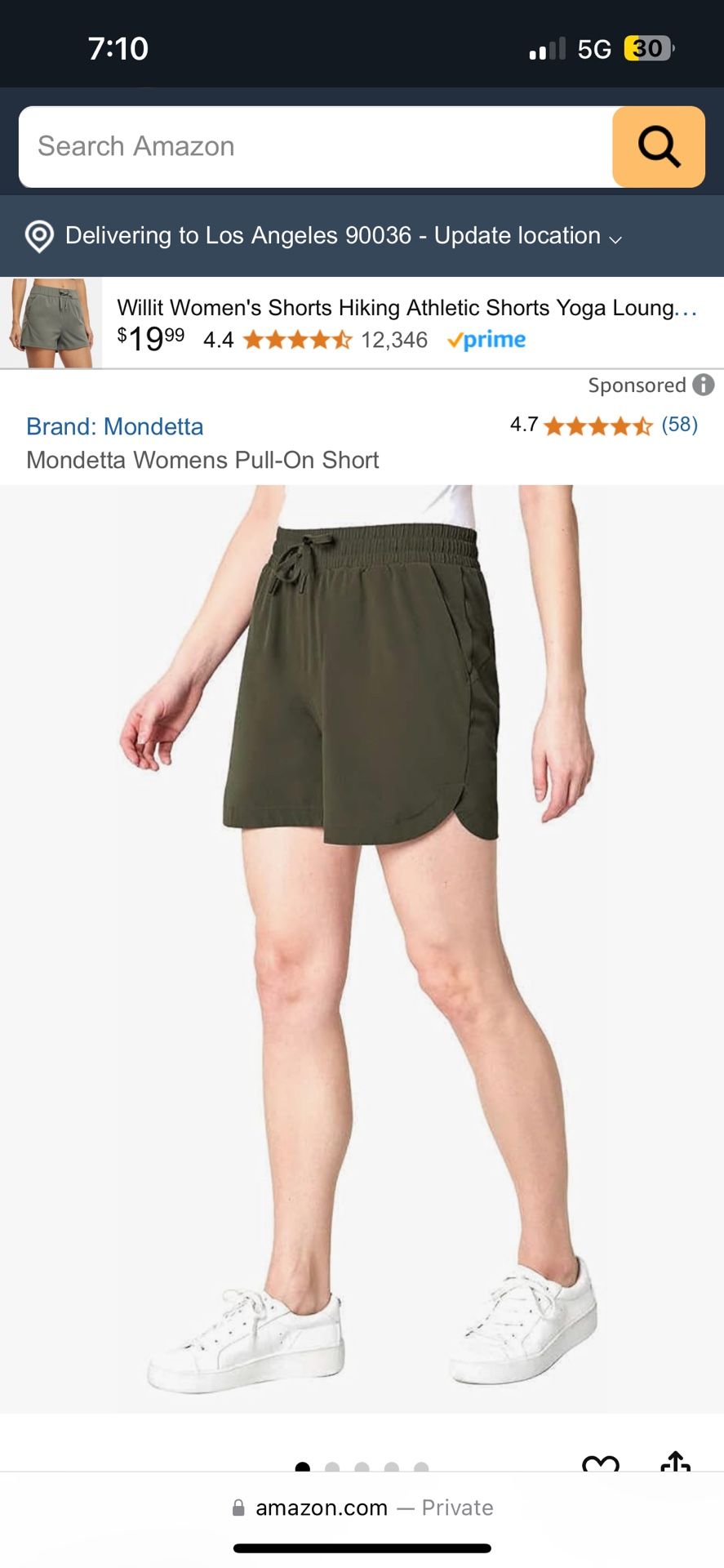 Mondetta Sport Women Shorts Size Medium