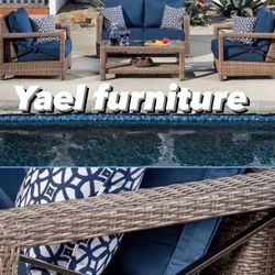 Patio Outdoor Furniture Set Sunbrella Fabric 