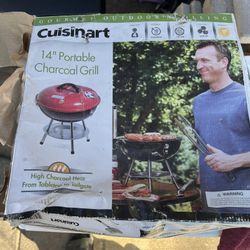14” Portable BBQ GRILL  New