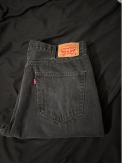 Levi's 550 Relaxed Fit Jeans - Faded Black - 38x30