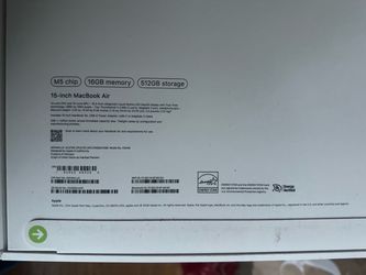 MacBook Air 15 inch unopened
