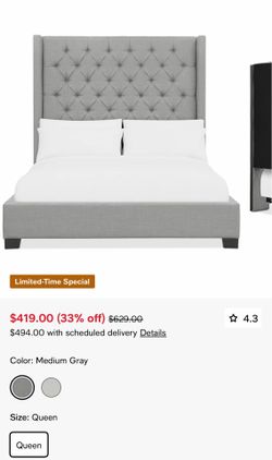 Queen bed