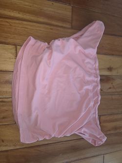 Candy Pink Crop Top Off-Shoulder T-Shirt