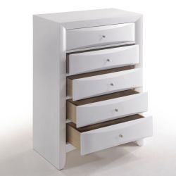 WHITE-FINISH -TALL-CHEST-CABINET-BURO CAJONERA ALTA