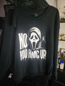 Ghost face sweater