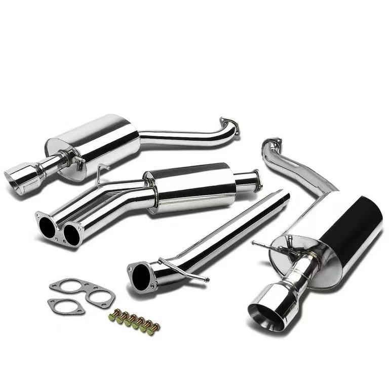 🔵2003 to 2008 Audi A4 1.8T / 2.0T 4" Muffler Tip Exhaust Catback System
