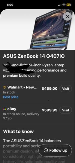 Asus zenbook gaming laptop (cash or trade)
