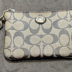 Coach Zipper Wallet - $25