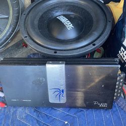 10” Suboffer And Amply