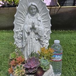18 Inches Virgin Planter Virgen Maceta Mother's Day Día De Las Madres