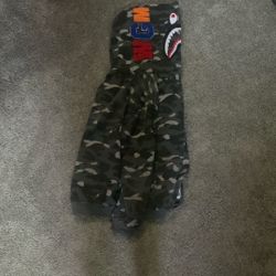 Grey/Black bape hoodie L | Brand new with package