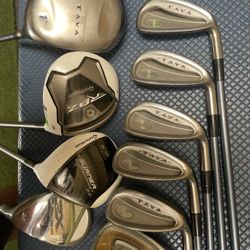 Lady Golf Club For First Starter Right Hand (Mizuno Iron And Driver,Taylormade Fairway Wood)