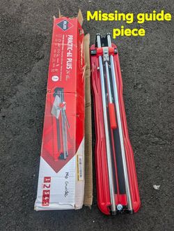 ⚠️ Missing Guide Piece – Sold As Pictured ⚠️

Rubi Practic 61 Plus 24 in. Tile Cutter