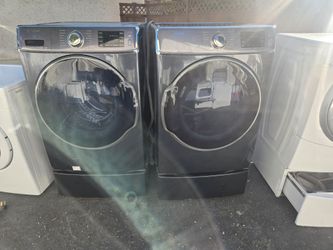 Samsung extra large capacity Washer And Dryer Set Electric jumbo