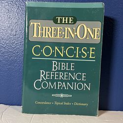 The Three In One Concise Bible Reference Companion 