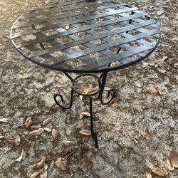 Metal End Table