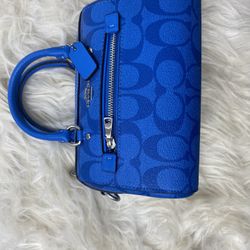 Blue Coach Bag