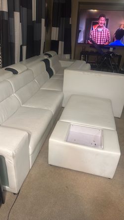 Oversized Luxury Leather Couch