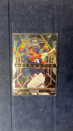 Zion Rose Panini Prizmatic USA Baseball Card