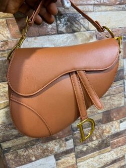 Dior Saddle Bag Tan Leather