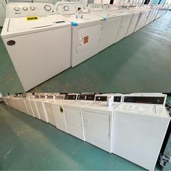 HUGE VARIETY OF TOP LOAD WASHER SET W/ ELECTRIC DRYER