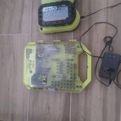 Ryobi Saw, Drill, 2 Battery's,