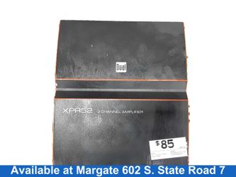 Dual Xpr52 Black Car Audio Amplifier