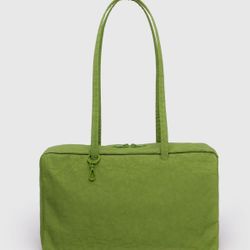 Baggu Medium Nylon Bowler Bag Green Juice